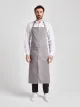 Verona Classic Schlitz Bag - Latzschürze 110 x 75 - pale grey
